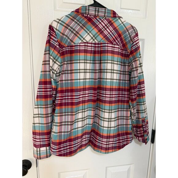 L.L. Bean Plaid Schacket in Womens Size Large - Picture 4 of 7